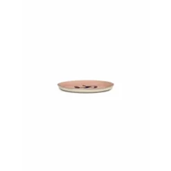 Serax Feast by Ottolenghi bord M ø 22 cm h 2 cm aardewerk Delicious Pink + Pepper Blue