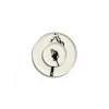Serax Feast by Ottolenghi bord S ø 19 cm h 2 cm aardewerk White + Artichoke Black