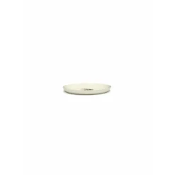 Serax Feast by Ottolenghi bord S ø 19 cm h 2 cm aardewerk White + Artichoke Black