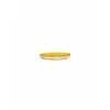 Serax Feast by Ottolenghi bord S ø 19 cm h 2 cm aardewerk Sunny Yellow + Swirl-Stripes Red