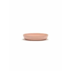 Serax Feast by Ottolenghi hoog bord ø 22 cm h 4 cm aardewerk Delicious Pink + Pepper Blue