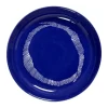 Serax Feast by Ottolenghi hoog bord ø 22 cm h 4 cm aardewerk Lapis Lazuli + Swirl-Stripes White