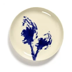Serax Feast by Ottolenghi schotel S ø 11 cm h 2 cm aardewerk White + Artichoke Blue