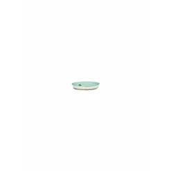 Serax Feast by Ottolenghi schotel S ø 11 cm h 2 cm aardewerk Azure + Broccoli Green