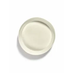 Serax Feast by Ottolenghi serveerschaal L ø 36 cm h 6 cm aardewerk White + Swirl Stripes Red