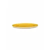 Serax Feast by Ottolenghi serveerbord ø 35 cm h 2 cm aardewerk Sunny Yellow + Swirl Stripes Red