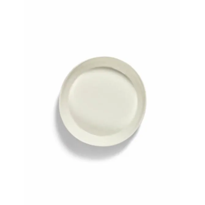 Serax Feast by Ottolenghi serveerschaal S ø 30 cm h 6 cm aardewerk White + Swirl Stripes Blue