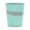 Serax Feast by Ottolenghi theekop 330 ml aardewerk Azure + Swirl-Stripes Red