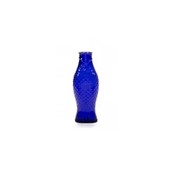 Serax Fish & Fish fles 1 liter glas koningsblauw