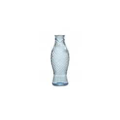 Serax Fish & Fish fles 1 liter glas blauw