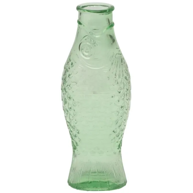 Serax Fish & Fish fles 1 liter glas groen