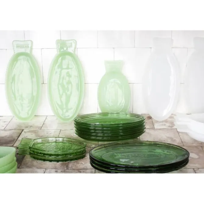 Serax Fish & Fish limonadeglas ø 7 cm glas groen
