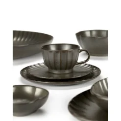 Serax INKU by Sergio Herman koffiekop 150 ml aardewerk groen