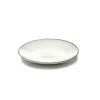 Serax INKU by Sergio Herman schotel voor espressokop ø 12 cm h 1,6 cm aardewerk groen