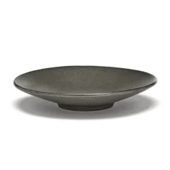Serax INKU by Sergio Herman schotel voor koffiekop ø 14 cm h 1,4 cm aardewerk groen