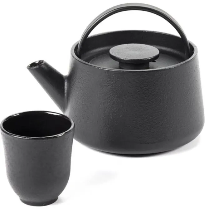 Serax INKU by Sergio Herman theepot 800 ml gietijzer zwart