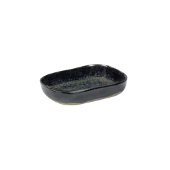 Serax Merci diep bord rechthoekig no 7 M zandsteen 14,5 x 10,5 x 3 cm donkerblauw