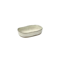 Serax Merci diep bord 9,8 x 6,5 cm h 2,5 cm gebroken wit