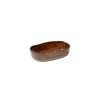 Serax Merci diep bord 9,8 x 6,5 cm h 2,5 cm oker/bruin