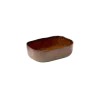 Serax Merci extra diep bord 14,5 x 10,5 cm h 4,5 cm oker/bruin