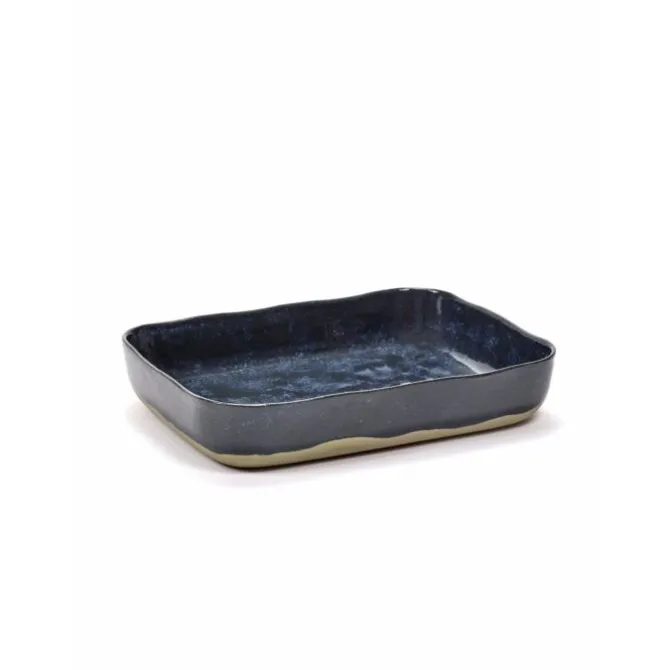 Serax Merci ovenschaal 30,1 x 22,3 cm h 5,5 cm blauw/grijs