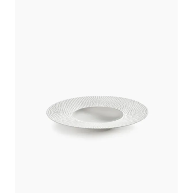 Serax Nido diep bord met brede rand ø 28 cm porselein wit