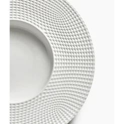 Serax Nido diep bord met brede rand ø 28 cm porselein wit