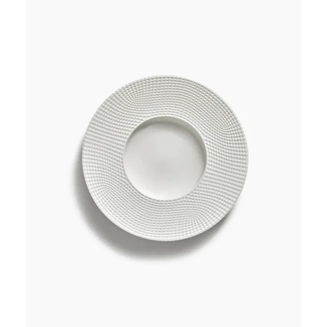 Serax Nido diep bord met brede rand ø 28 cm porselein wit