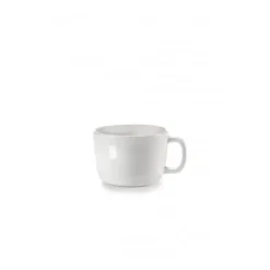 Serax Passe-Partout cappuccinokop met oor 200 ml ø 8,5 cm h 6 cm porselein glanzend wit