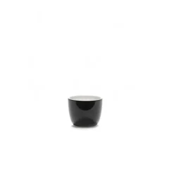 Serax Passe-Partout espressokop zonder oor 135 ml ø 7 cm h 5,7 cm porselein glanzend zwart