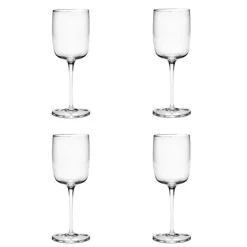 Serax Passe-Partout witte wijnglas recht 300 ml ø 7,8 cm h 21 cm glas 4 stuks