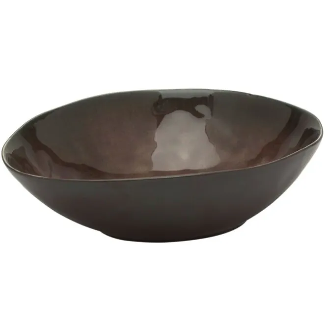Serax Pure kom ovaal ø 20 cm keramiek bruin