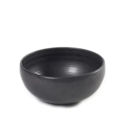 Serax Pure Kom ø 17.5 x h8 cm keramiek zwart