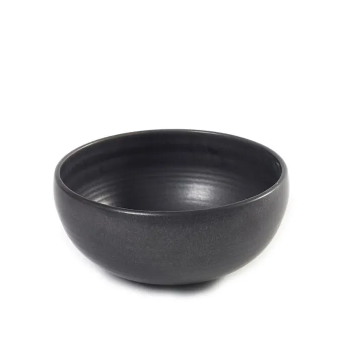 Serax Pure Kom ø 17.5 x h8 cm keramiek zwart