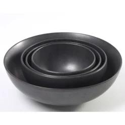 Serax Pure Kom ø 17.5 x h8 cm keramiek zwart