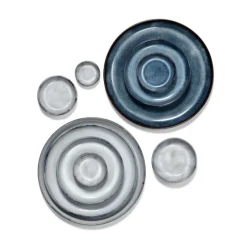Serax Pure ovale serveerschaal ø 38 x 26 cm keramiek Blue Glazed