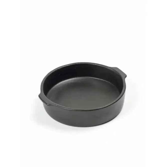Serax Pure ovenschaal ø 20 cm aardewerk zwart
