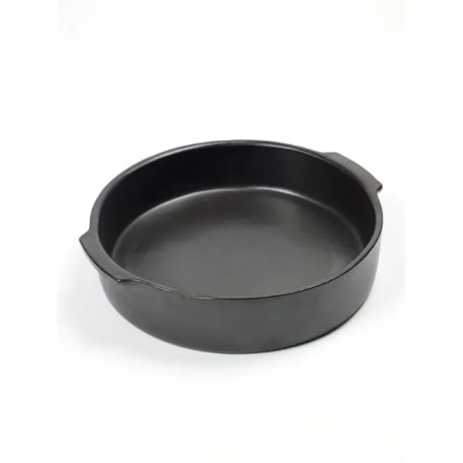 Serax Pure ovenschaal ø 31 cm aardewerk zwart