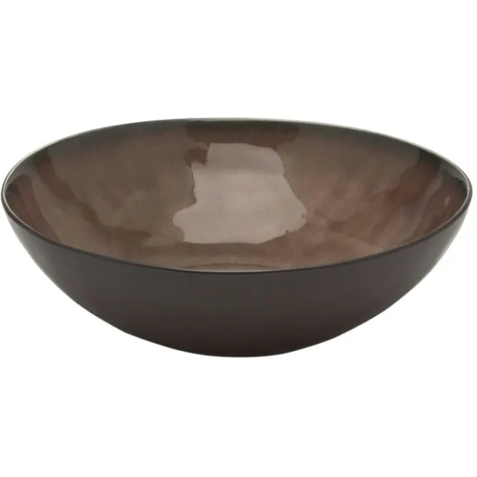Serax Pure schaal rond ø 26 cm keramiek bruin