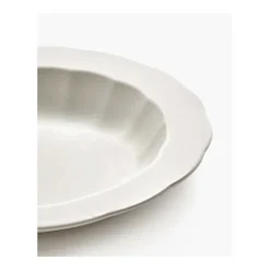 Serax Silhouette hoog bord L ø 27 cm wit