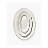 Serax Silhouette hoog ovaal bord L 30 x 21 cm wit