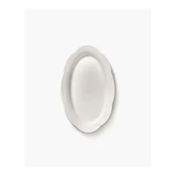 Serax Silhouette hoog ovaal bord M 24,5 x 15 cm wit
