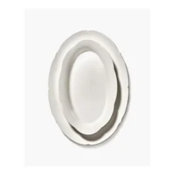 Serax Silhouette ovaal bord L 30 x 21 cm wit