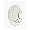 Serax Silhouette ovaal bord M 24,5 x 15 cm wit