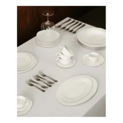 Serax Silhouette ovaal bord M 24,5 x 15 cm wit