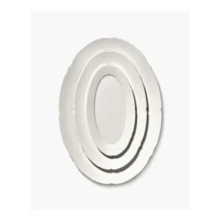 Serax Silhouette ovaal bord S 18,5 x 10 cm wit