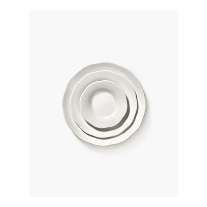 Serax Silhouette side plate hoog M ø 15 cm wit