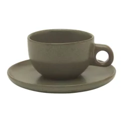 Serax Surface by Sergio Herman cappuccinokop en schotel camogreen