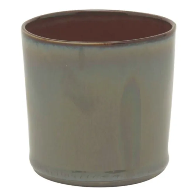 Serax Terres de Rêves beker cilinder 250 ml ø 7,5 cm stoneware smokey blue rust