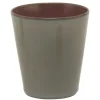 Serax Terres de Rêves beker conisch 340 ml ø 8,5 stoneware smokey blue-rust